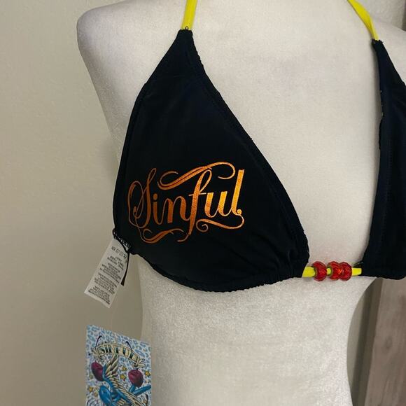 NWT sinful by affliction solar bikini top - Picture 5 of 6